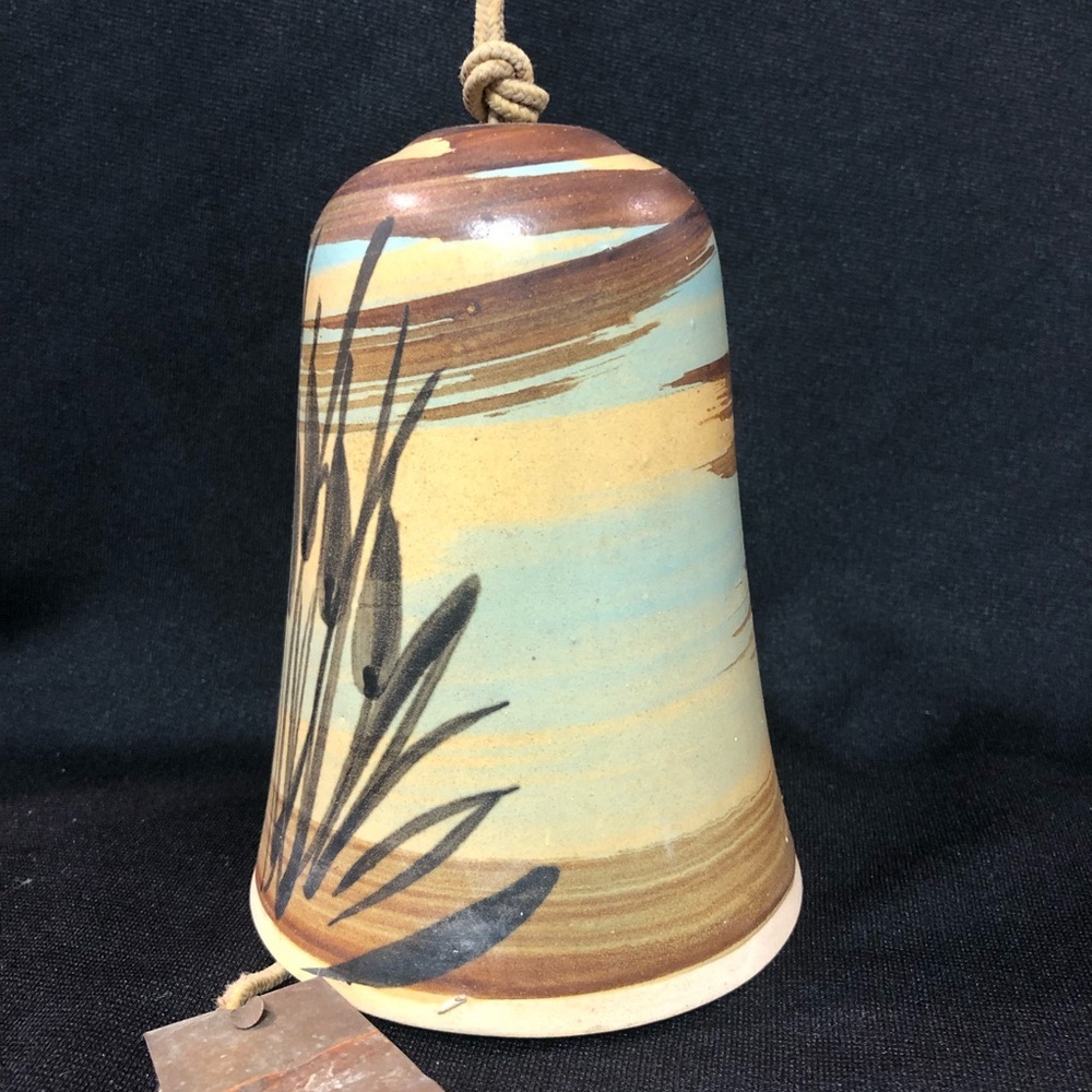 Vintage 1973 Pacific Stoneware Wind Chime Bell - Hand Painted - Collectible - Picture 4 of 13